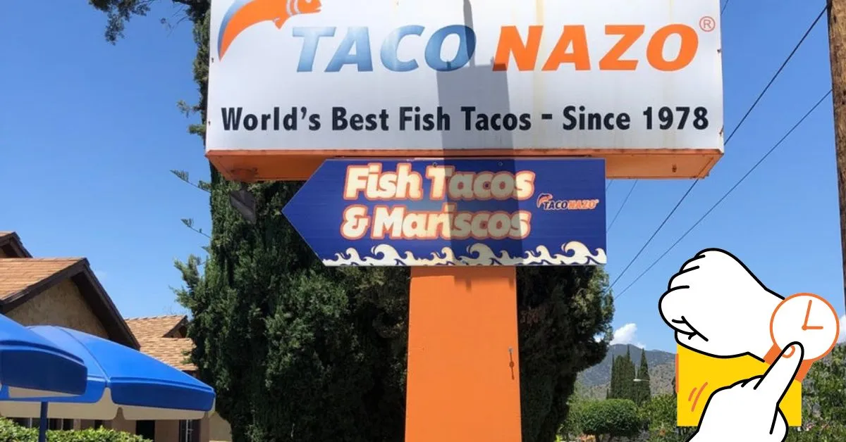 Taco Nazo Restaurant Board