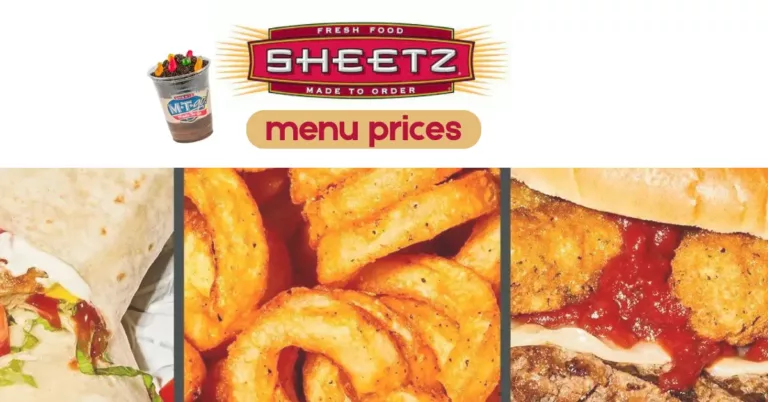 The Sheetz Menu Prices.